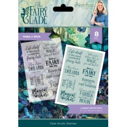 (SS-FG-CA-ST-MAW)Crafter's Companion Fairy Glade Acrylic Stamp Make a Wish