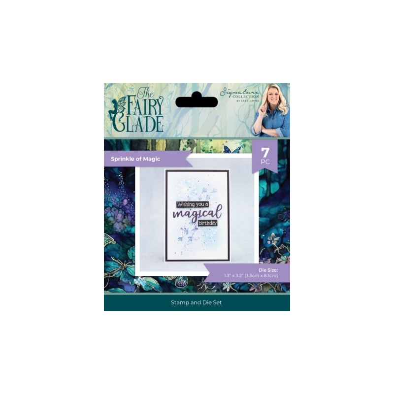 (SS-FG-STD-SOM)Crafter's Companion Fairy Glade Stamp & Die Sprinkle of Magic