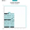 (SL-ES-STAMP763)Studio light SL Stamp Birthday texts Essentials nr.763