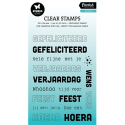 (SL-ES-STAMP764)Studio light SL Stamp Verjaardag teksten Essentials nr.764