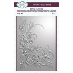 (EF3D-088)Creative Expressions Sue Wilson Petal Cascade 3D Embossing Folder