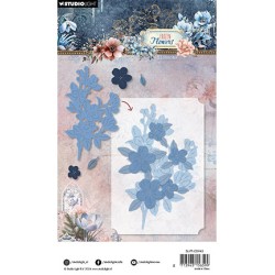 (SL-FF-CD945)Studio Light SL Cutting Die Blossoms Frozen Flowers nr.945