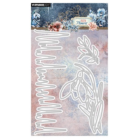 (SL-FF-CD946)Studio Light SL Cutting Die Snowdrop Frozen Flowers nr.946