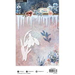 (SL-FF-CD946)Studio Light SL Cutting Die Snowdrop Frozen Flowers nr.946