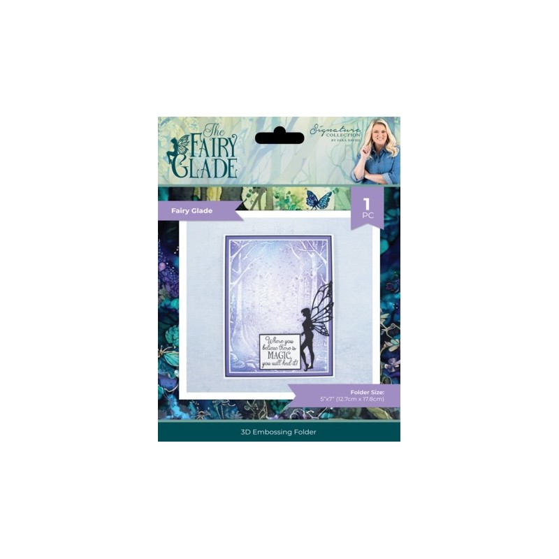 (SS-FG-3D-EF5-FAGL)Crafter's Companion 3D Embossing Folder Fairy Glade