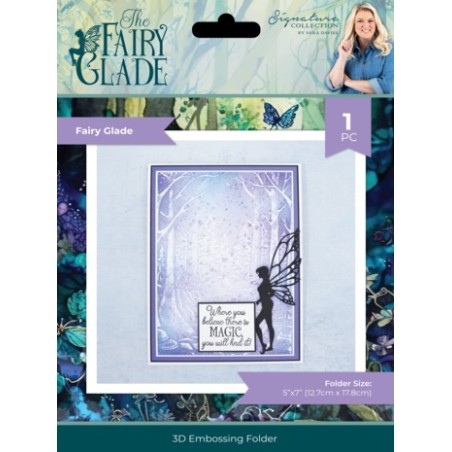 (SS-FG-3D-EF5-FAGL)Crafter's Companion 3D Embossing Folder Fairy Glade