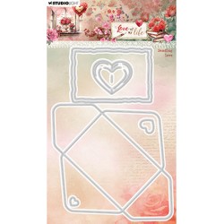 (SL-LL-CD950)Studio Light SL Cutting Die Sending love Love of my life nr.950