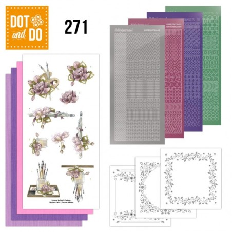 (DODO271)Dot and Do 271 - Precious Marieke - Painted Flowers