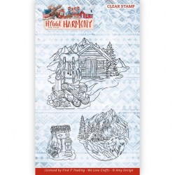 (ADCS10088)Clear Stamps - Amy Design - Hygge Harmony - Winter Mountains