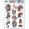 (SB10981)3D Push Out - Amy Design - Hygge Harmony - Mountain Hut