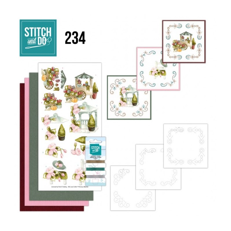 (STDO234)Stitch and Do 234 - Precious Marieke - Flowers Everywhere