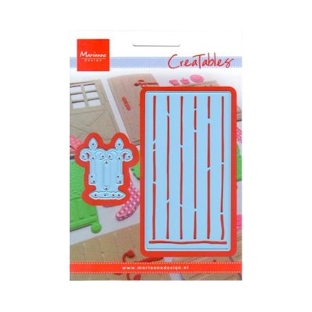 (LR0312)Creatables stencil vintage door