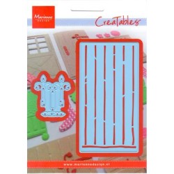 (LR0312)Creatables stencil vintage door