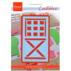 (LR0313)Creatables stencil stable door