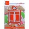 (LR0314)Creatables stencil sweet cabinet