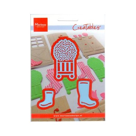 (LR0316)Creatables stencil boots and buxes