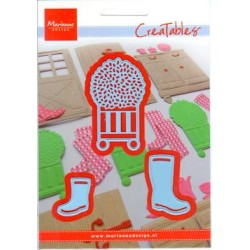 (LR0316)Creatables stencil boots and buxes