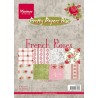 (PK9106)Papier bloc 15X21 cm French Roses