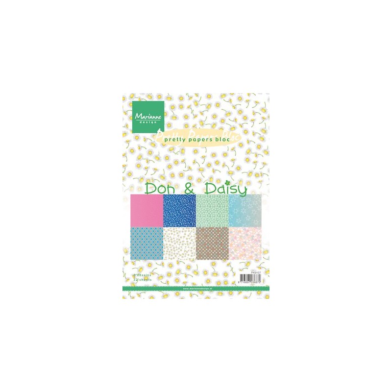 (PK9107)Papier bloc 15X21 cm Don & Daisy