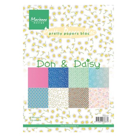 (PK9107)Papier bloc 15X21 cm Don & Daisy