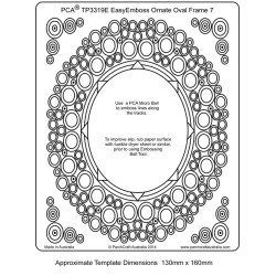 (TP3319E)EMBOSSING EasyEmboss Ornate Oval Frame 7 Large