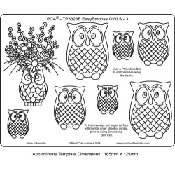 (TP3323E)EMBOSSING EasyEmboss OWLS - 3