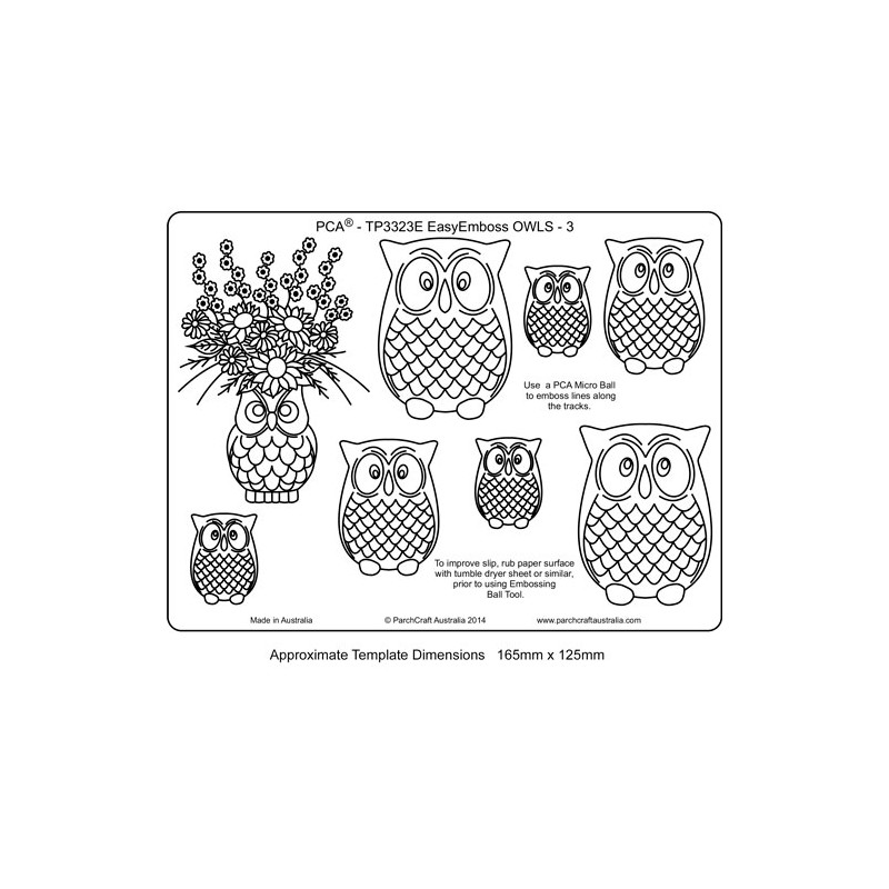 (TP3323E)EMBOSSING EasyEmboss OWLS - 3