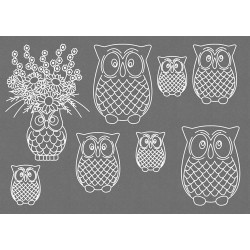 (TP3323E)EMBOSSING EasyEmboss OWLS - 3