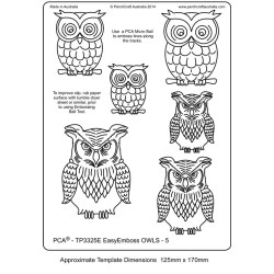 (TP3325E)EMBOSSING EasyEmboss OWLS - 5