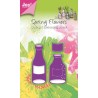 (6002/0345)Cutting stencil bottle (2pcs) and label