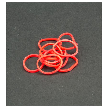 (6200/0812)Band It 600 rubberbands red