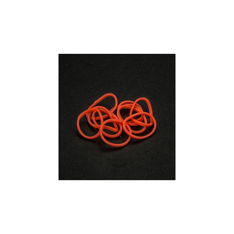 (6200/0854)Band-it - sachet élastiques 600 pièces Neon orange