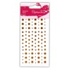 (PMA-351408)Adhesive strass - 104pcs - Gold