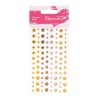 (PMA-351414)Adhesive strass - 104pcs - sunshine