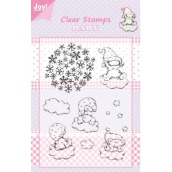 (6410/0320)Clear stamp ours en hiver