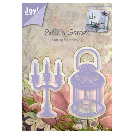 (6002/0377)Cutting & Embossing stencil candle and lamp