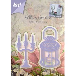 (6002/0377)Cutting & Embossing stencil candle and lamp