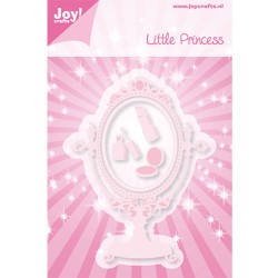 (6002/0342)Cutting & Embossing stencil mirror with makeup