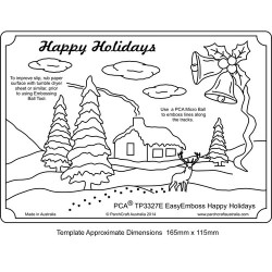 (TP3327E)EMBOSSING EasyEmboss Happy Holidays