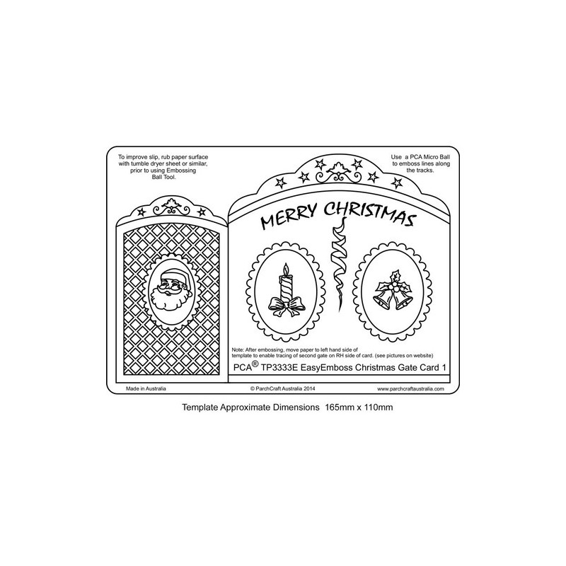 (TP3333E)EMBOSSING EasyEmboss Christmas Gate Card - 1