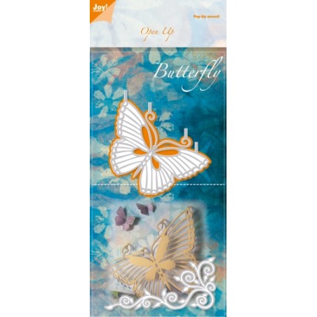 (6003/2013)Cutting & Embossing stencil butterflies