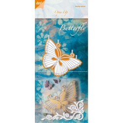 (6003/2013)Cutting & Embossing stencil butterflies