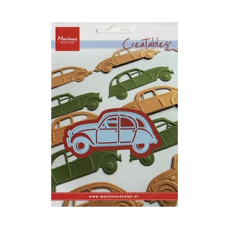 (LR0330)Creatables stencil Deux Chevaux