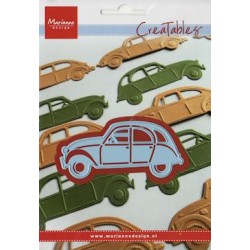 (LR0330)Creatables stencil Deux Chevaux