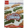 (LR0330)Creatables stencil Deux Chevaux