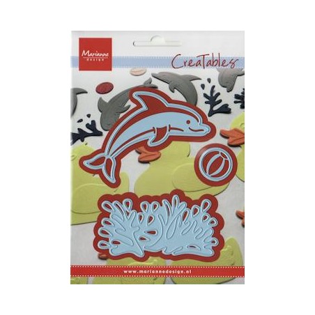 (LR0332)Creatables stencil dolphin