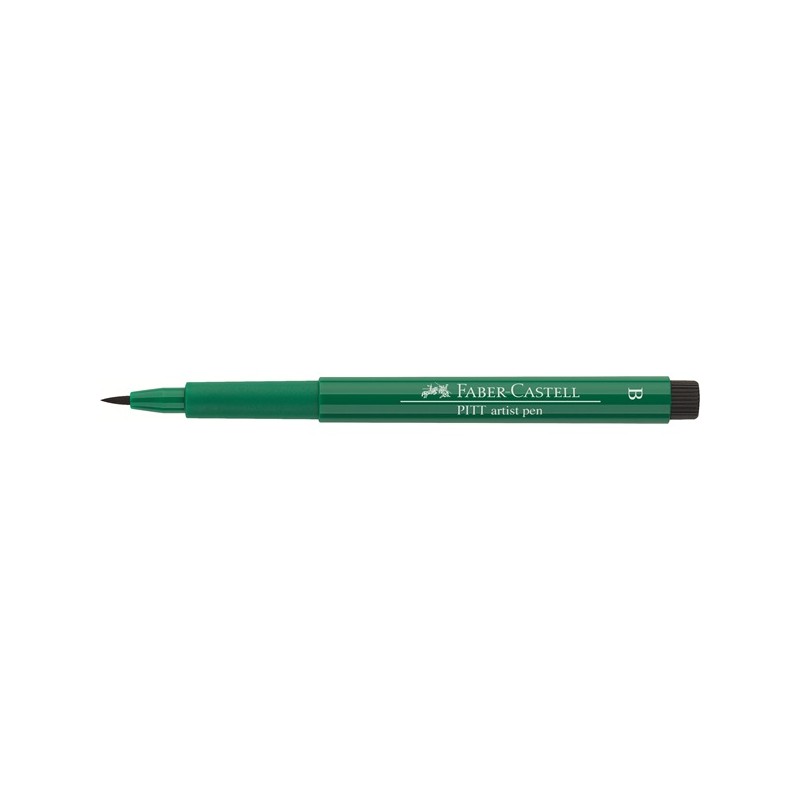 (FC-167478)Faber Castell Pitt Artist Pen Brush 264 Phthalogroen 