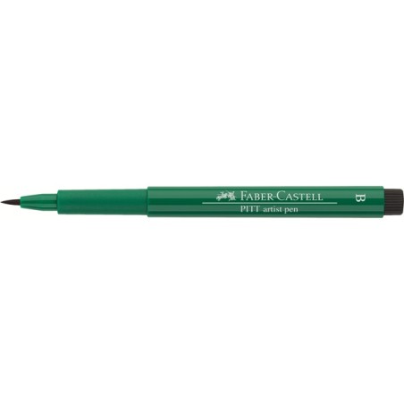 (FC-167478)Faber Castell Pitt Artist Pen Brush 264 Phthalogroen 