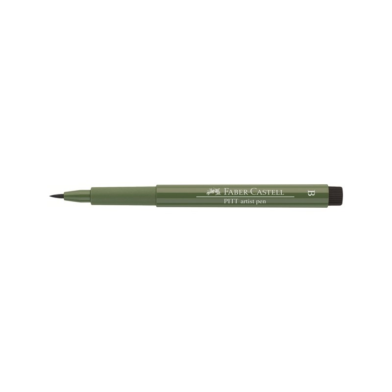 (FC-167476)Faber Castell Pitt Artist Pen Brush 174 Chroom Groen 