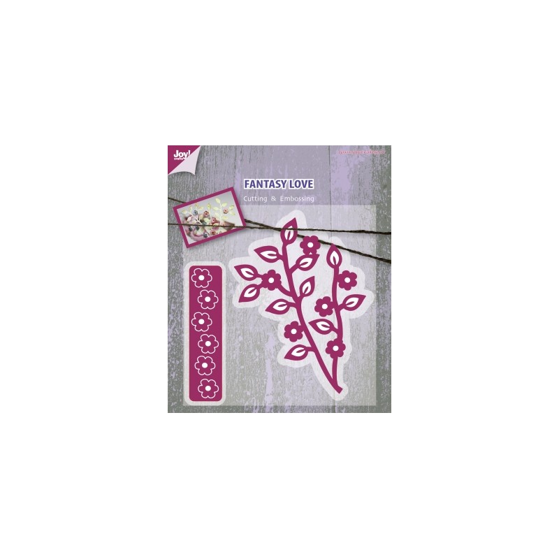 (6002/0406)Cutting stencil bloemen